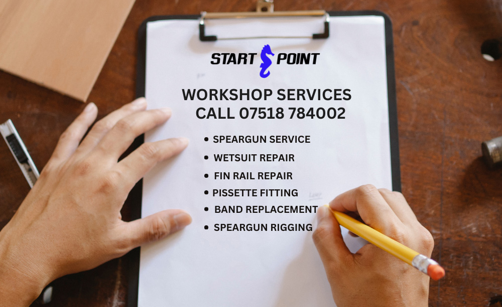 spearfishing repairs